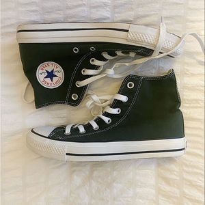 Dark Green Aesthetic Converse